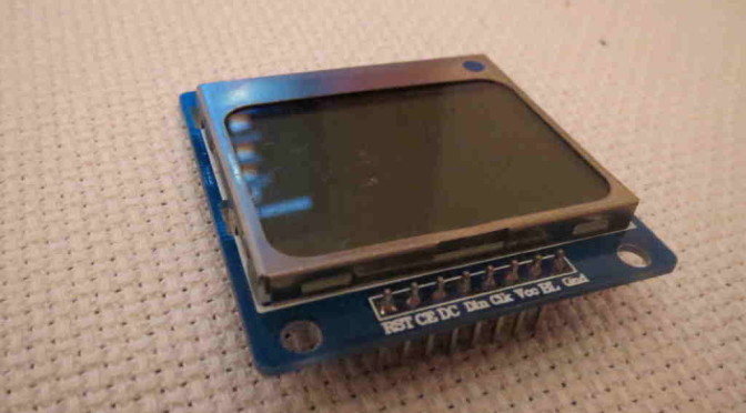 Arduino NOKIA LCD display